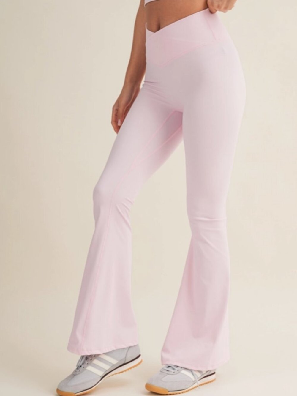 {NEW ARRIVAL} Baby Doll Crossover Flare Leggings | Baby Doll Collection